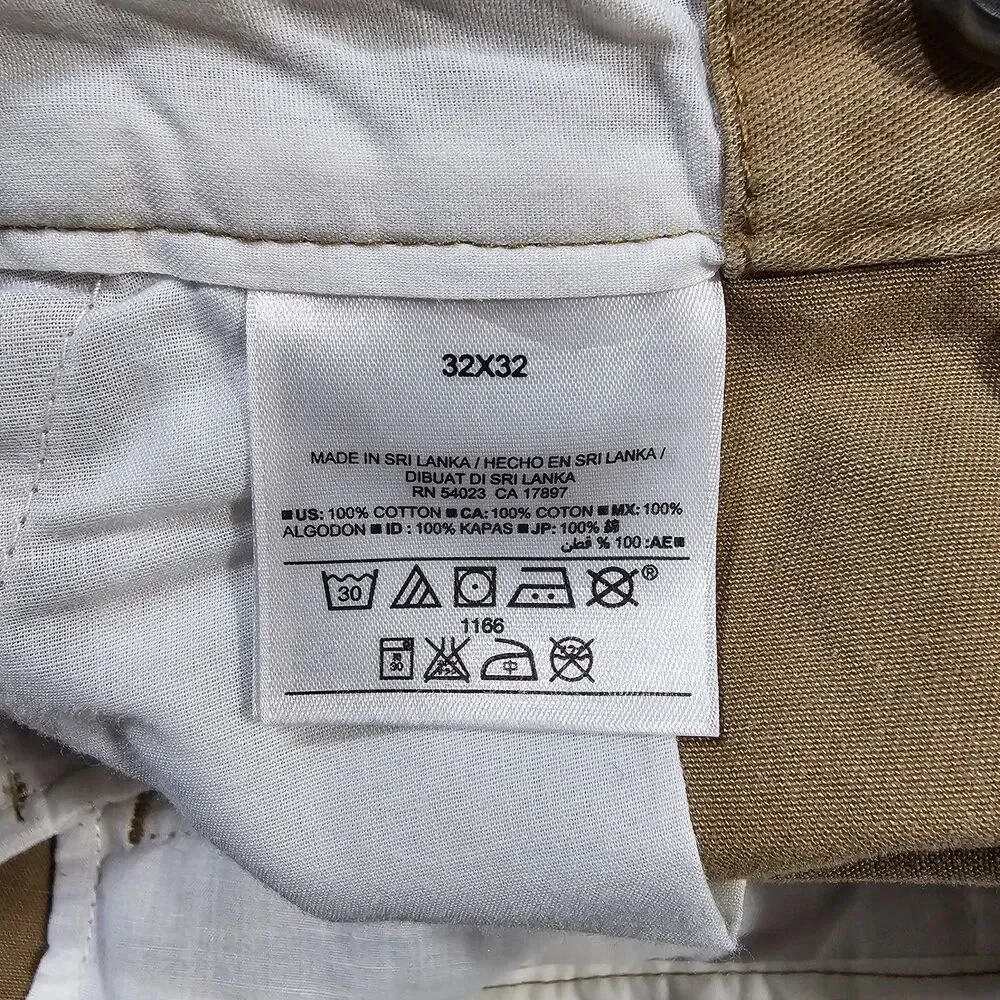 Mens Old Navy Khaki Pant Bundle 32x32 Casual Cotton Straight Bottoms - Picture 13 of 16